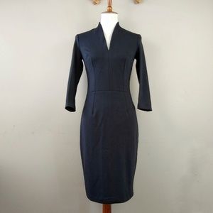 NWT Colette deep-v fitted dress